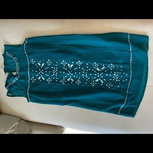 👗 Mini party beaded dress